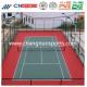 65Slid Friction Silicon PU Tennis Court Flooring for School