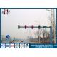 Roadway Intersection H6m Tapered Traffic Sign Poles With Single Outreach Arm