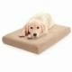 Suede Water Resistant Shredded Memory Foam Dog Bed