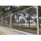 White Heavy Duty Roll Top Welded Mesh Fencing Galvanized For Yard Security