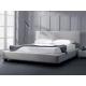 Flat MDF Bed Design White Bed