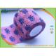 Non Woven Self Adhesive Bandage Roll , Coflex Pink Cohesive Tape For Dog / Cat / Horse