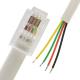 Customized 1m 2m 3m RJ9 RJ11 Male 4p4c to Stripped Tinned Wire Open End Cable