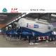 V Type 2 Axles Bulk Cement Tanker Trailer With Diesel Engine 25-40 Tons Payload