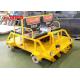 Automated Inspection Aluminium Lithium Battery Transfer Cart Rail Detect Trolley