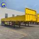 Jost 2.0 or 3.5 Inch King Pin Fuwa 13t Heavy Duty Flatbed Cargo Trailer with 12 Tires