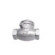 Cast Stainless Steel 200psi Threaded End Swing Check Valve with Thread Connection Form