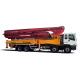 Commercial Concrete Mixer ISUZU Engine Truck Mounted  42m Distributing Height