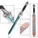 25.5" Overwatch Genji Baihu Metal Short Sword With Aluminum Alloy Scabbard