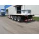TITAN VEHICLE 3 axles 20ft 40ft container flatbed truck trailer for sale