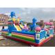Blue Sea Octopus Inflatable Bouncy Castle Fun City / Kids Blow Up Bouncer Combo