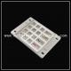16 Keys Metal Numeric Keypad Stainless For Telecommunication Equipment