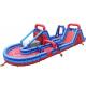 U - Shape Giant Inflatable Outdoor Games , Rugged Warrior Challenge 180 Degree