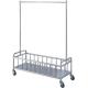 Laundry delivery Hotel Linen Cart Stainless Steel With 1.2mm Thickness
