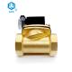 SS316 Lpg Gas Solenoid Valve Forging Brass 1/2 Without Pressure To Open