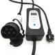 Portable Ev Charger For Electric Vehicle 16A Current Adjustable Iec 62196 Type2 Evse