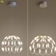 Home/Hotel Metals Art Black  LED Personality Simple Modern Pendant Light