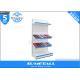 Steel Supermarket Display Racks  , Jura White Commercial Display Shelves For Stores