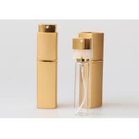 15ml Empty Refillable Travel Fragrance Twist And Spritz Atomiser Spray Rectangular Logo Printed