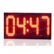 High Brightness Large Stopwatch Clock With Hanging Brackets CE / ROHS Approved