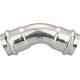Galvanized Stainless Steel Press Fittings 45 Degree Elbow DVGW V Style