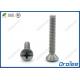 304 / 18-8 Stainless Steel Philips Slotted Oval Head Machine Screws