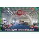 Custom Inflatable Arch Red / White PVC Inflatable Arch With Printing Logo For Party