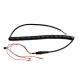 500mm Spring Wire Harness Handle Control Waterproof TPU Pin Wiring Harness
