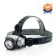 Camping dipped 6 led projector headlight battery reading frontal headlamp lamp head