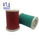 Red / Green Color Custom USTC Wire 0.1mm X 50 Copper Conductor Natural Silk Served