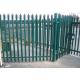 Galvanized Euro W Pale 70mm Steel Palisade Fencing 1.8*2.75m For Residential