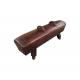 Vintage Leather Gymnastic Leather Pommel Horse Bench With Wooden Legs