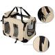 Luxury Foldable Songmics Pet Carrier Relaxation Airline Approved Adjustable