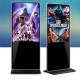 Waterproof Floor Standing Digital Signage Monitors Android Indoor High Definition