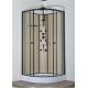 Shower Cabin with White  acrylic tray 850*850*2250cm white aluminium