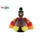 4 Meter Inflatable Turkey Decoration With Air Blower For Thanksgiving Day