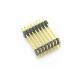 2*8P 1.27mm pitch   Dual Row  Double plastic SMT   PA9T Black Pcb Pin Connector