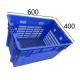 100% HDPE Collapsible Moving Plastic Crate 600 X 400 X 315mm Heavy Duty Durable