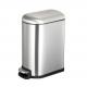 10L Kitchen Indoor Trash Can  Stainless Steel Step Trash Can With Lid