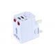 White Travel Power Supply Adaptor Plug CE RoHs Certification 75 X 52 X 40 mm