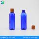 120ml blue Plastic bottles, 4oz cosmo round bottles, blue PET bottles