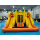 PVC 4x4x3m Inflatable Combos Little Bounce House Kids Bouncy Castle With Slide