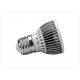 3W 210LM Pure White Low Junction Temperature Indoor LED Spotlights With Fold Fin Heatsink