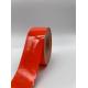 Red Heat Transfer Reflective Stripe 5cm Width For Fashion Wear, Sports Wear