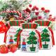 Christmas Present Wrapping CPE PE Plastic Drawstring Bags