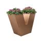 Home decor L shape metal flower pots geometry flower planter