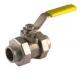 Stainless Steel 5 Piece Full Port Ball Valve with Socket Weld 3000 WOG