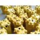 11° Tapered Button Rock Drill Bits For Small Hole / Quarry / Tunnel Bench Drilling