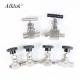 Stainless Steel Instrumentation Needle Valve – ISO 9001 Certified, 414 Bar, Low Torque