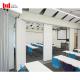 White Fabric Surface Acoustic Folding Partition Wall For Conference Room